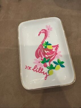 Lilly Pulitzer Flamingo Trinket Dish